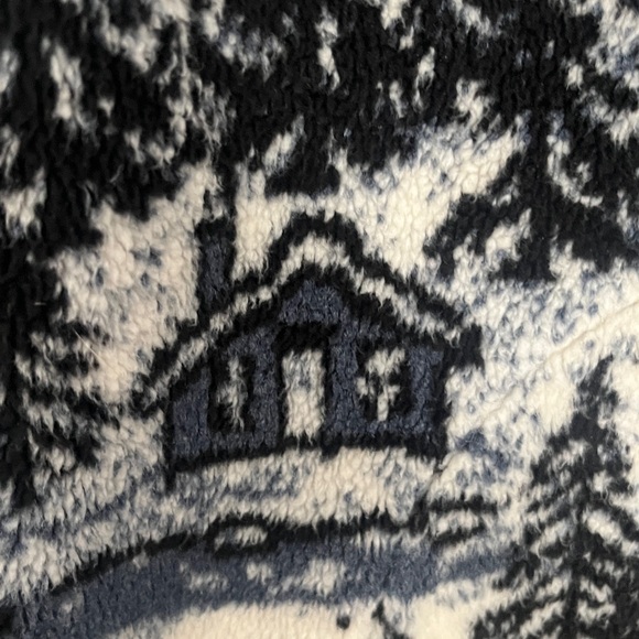 Black Mountain Vintage 90’s Alaska Pattern Fleece Men’s Jacket Size Large - Picture 4 of 8